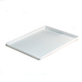 Hapco-Elmar Essential 10.5x12.5" Rect. Tray W/ Square Corners, White, PK 36 R3010WHT